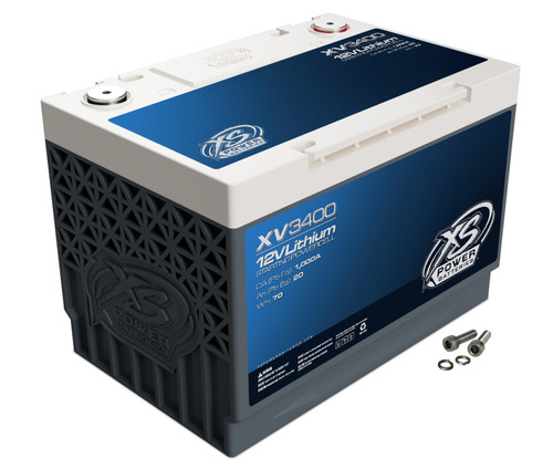 Battery - Titan8 XV - Lithium Titanate - 12V - 1000 Cranking amps - Threaded Terminals - 10.24 in L x 7.16 in H x 6.89 in W - Each Battery - Titan8 XV - Lithium Titanate - 12V - 1000 Cranking amps - Threaded Terminals - 10.24 in L x 7.16 in H x 6.89 in W - Each