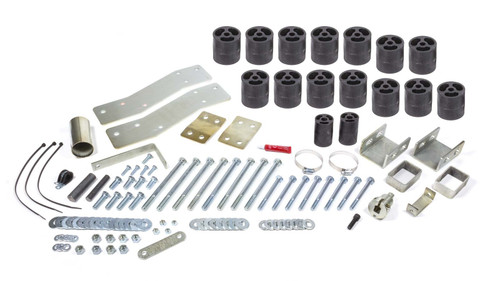 Body Lift - 3 in Lift - Front / Rear Bumper Brackets - Hardware Included - Nylon / Steel - Black / Zinc Oxide - Gas - Sport - Dodge Midsize Truck 2000-02 - Kit Body Lift - 3 in Lift - Front / Rear Bumper Brackets - Hardware Included - Nylon / Steel - Black / Zinc Oxide - Gas - Sport - Dodge Midsize Truck 2000-02 - Kit
