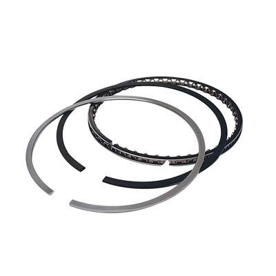 Piston Rings - Maxseal - Gapless Top Ring - 4.060 in Bore - File Fit - 0.043 in x 0.043 in x 3.0 mm Thick - Standard Tension - Steel - Natural - 8-Cylinder - Kit