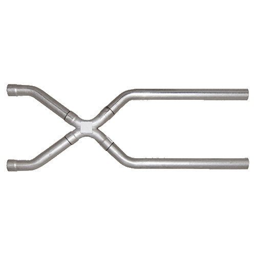 Exhaust X-Pipe - 3 in Diameter - Stainless - Natural - Universal - Each Exhaust X-Pipe - 3 in Diameter - Stainless - Natural - Universal - Each