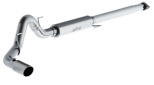 Exhaust System - XP Series - Cat-Back - 4 in Diameter - Stainless Tip - Stainless - Natural - Ford EcoBoost V6 - Ford Fullsize Truck 2015-20 - Kit