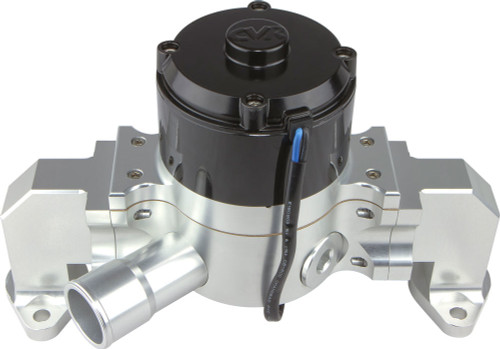 Water Pump - Electric - 1-3/16 in Female O-Ring Inlet Port - 6.750 in Height - Aluminum - Clear Anodized - Big Block Chevy - Kit