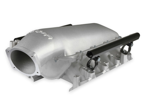 Intake Manifold - LS3 Low-Ram - Tunnel Ram - Top Feed - Single Injector - Aluminum - Natural - LS3 - GM LS-Series - Kit