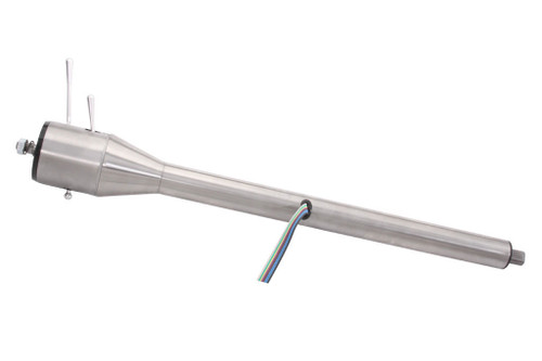 Steering Column - Tilt - 2 in Tube - 30 in Length - Hazard / Turn Signal - Stainless - Natural - Universal - Each