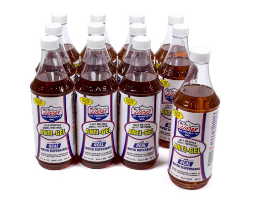 Fuel Additive - Cold Weather - Anti-Gel - Water Remover - 1 qt Bottle - Diesel - Set of 12