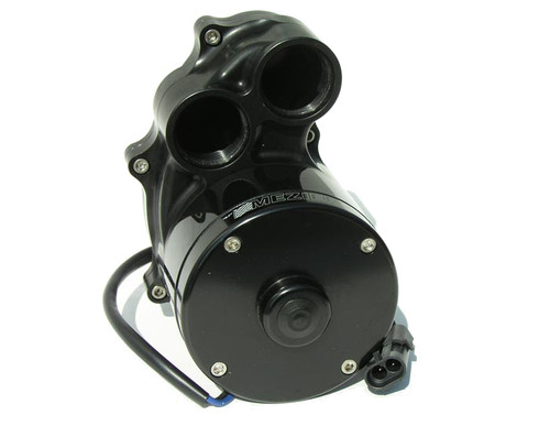 Water Pump - Electric - Hi-Flow 300 Series - Dual 16 AN Female O-Ring Outlets - 5-1/5 in Height - Aluminum - Black Anodized - Universal - Kit