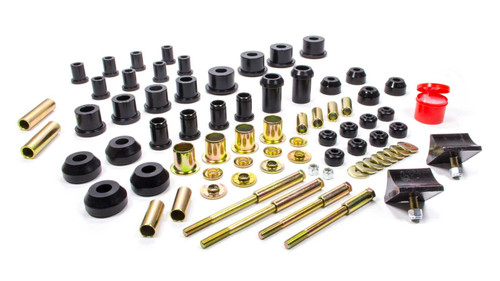 Bushing Kit - Hyper-Flex System - Suspension Bushings - Boots / Links / Stops - Polyurethane - Black - Mopar B-Body / E-Body 1965-74 - Kit Bushing Kit - Hyper-Flex System - Suspension Bushings - Boots / Links / Stops - Polyurethane - Black - Mopar B-Body / E-Body 1965-74 - Kit