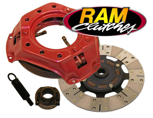 Clutch Kit - Power Grip - Single Disc - 11 in Diameter - 1-1/16 in x 10 Spline - Sprung Hub - Metallic / Organic - Ford - Kit
