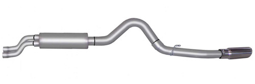 Exhaust System - Single Exhaust - Cat-Back - 4 in Tailpipe - 5 in Tips - Steel - Aluminized - GM Fullsize Truck 2001-07 - Kit