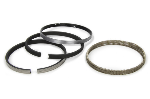 Piston Rings - Performance Series - 4.600 in Bore - File Fit - 0.043 in x 0.043 in x 3.0 mm Thick - Standard Tension - Steel - HV385 Thermal - 8-Cylinder - Kit