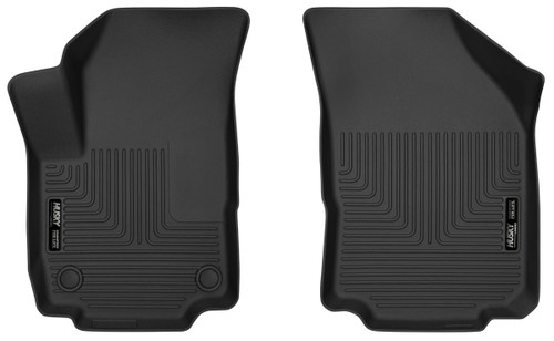 Floor Liner - X-ACT Contour - Front - Plastic - Black / Textured - Ford Mustang Mach-E 2021 - Pair