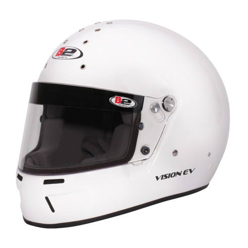 Helmet - Vision - Full Face - Snell SA2020 - Head and Neck Support Ready - White - Medium - Each