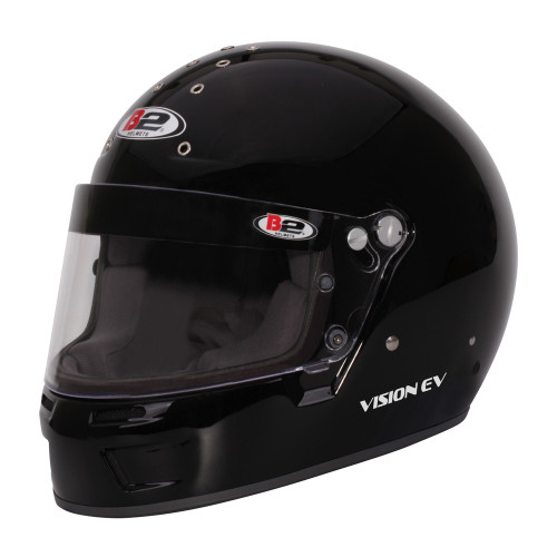 Helmet - Vision - Full Face - Snell SA2020 - Head and Neck Support Ready - Metallic Black - X-Large - Each