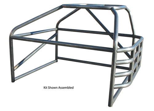Roll Cage - Offset Deluxe - 4-Point - Weld-On - 1-3/4 in Diameter - 0.095 in Wall - Steel - Natural - GM F-Body / G-Body - Kit