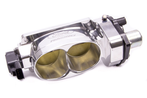 Throttle Body - 1306 CFM - Stock Flange - 62 mm Twin Blade - Aluminum - Polished - Ford Modular - Ford Mustang 2005-10 - Each