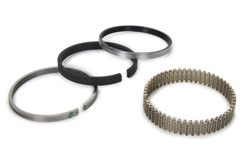 Piston Rings - Premium Race Series - 4.600 in Bore - File Fit - 0.043 x 1/16 x 3/16 in Thick - Standard Tension - Steel - Nitride - 8-Cylinder - Kit Piston Rings - Premium Race Series - 4.600 in Bore - File Fit - 0.043 x 1/16 x 3/16 in Thick - Standard Tension - Steel - Nitride - 8-Cylinder - Kit