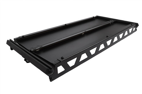 Cargo Tray - Bolt-Together - 41 in L x 12 in W x 2 in H - Rear Rack - Steel - Black Powder Coat - 4-Door - Jeep Wrangler JK / JL 2007-22 - Kit