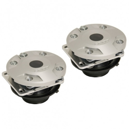 Caster / Camber Plates - Strut - Independent Caster / Camber Adjustment - Aluminum - Clear Anodized - Ford Mustang 2005-10 - Kit