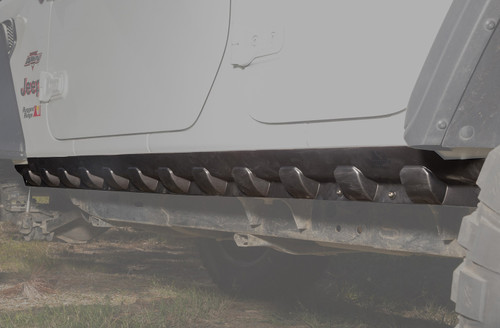 Body Guard - Body Armor - Rocker - Plastic - Black - 4-Door - Jeep Wrangler JL 2018-21 - Pair