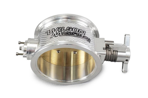 Throttle Body - V-Band Flange - 123 mm Single Blade - V-Band Provision - Aluminum - Natural - Universal - Each