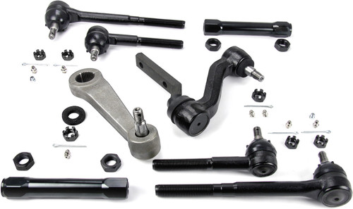 Steering Rebuild Kit - Idler Arm / Pitman Arms / Tie Rod Ends / Tie Rod Sleeves - Power Steering - GM F-Body 1967-69 / X-Body 1969-74 - Kit