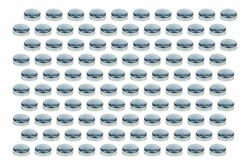 Freeze Plug - 1-5/8 in - Steel - Zinc Oxide - Universal - Set of 100