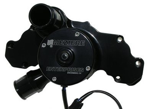 Water Pump - Electric - 1-3/4 in Hose Barb Inlet - Gaskets / Hardware / Wiring - Aluminum - Black Anodized - GM LT-Series - Kit Water Pump - Electric - 1-3/4 in Hose Barb Inlet - Gaskets / Hardware / Wiring - Aluminum - Black Anodized - GM LT-Series - Kit