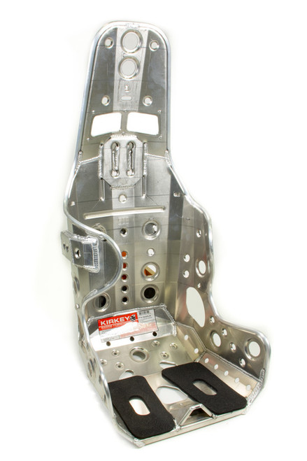 Seat - 58 Series Lightweight - 16 in Wide - 20 Degree Layback - Requires Hook Cover - Aluminum - Natural - Each