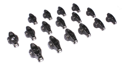 Rocker Arm - Ultra Pro Magnum - 7/16 in Stud Mount - 1.52 Ratio - Full Roller - Chromoly - Small Block Chevy - Set of 16