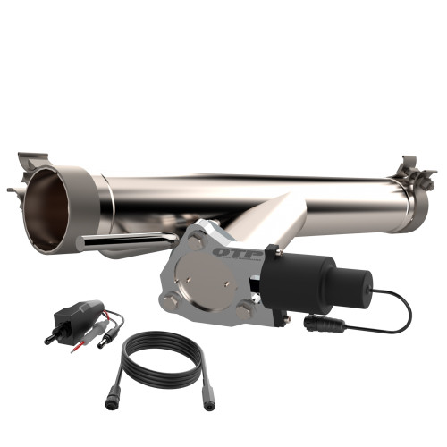 Exhaust Cut-Out - Aggressor - Electric - Clamp-On - Single - Stainless - Natural - 5.7 L - Dodge Ram Fullsize Truck - 2009-19 - Kit