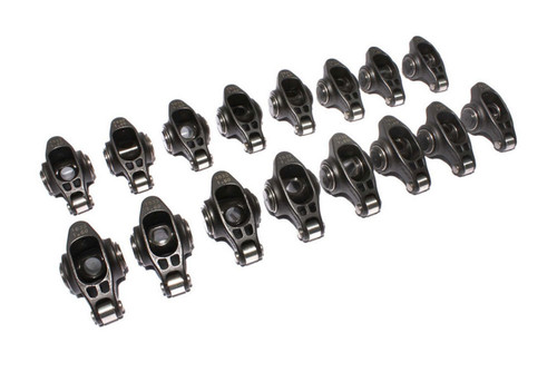 Rocker Arm - Ultra Pro Magnum XD - 7/16 in Stud Mount - 1.60 Ratio - Full Roller - Chromoly - Small Block Ford - Set of 16