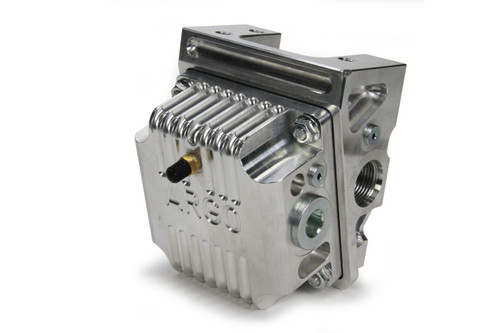 Remote Oil Filter Mount - Single Filter - 1-1/2-12 in Thread - 12 AN Female Inlet - 12 AN Female Outlet - Bolt-On - 381 Micron Filter / Bypass Valve - Aluminum - Natural - Each Remote Oil Filter Mount - Single Filter - 1-1/2-12 in Thread - 12 AN Female Inlet - 12 AN Female Outlet - Bolt-On - 381 Micron Filter / Bypass Valve - Aluminum - Natural - Each