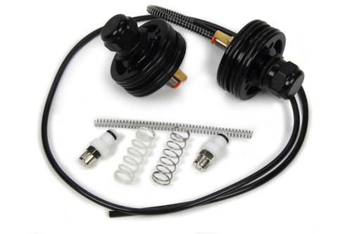 Tire Pressure Relief Valve Kit - Diaphragm - 2.055 in Diameter - Aluminum - Black Anodized - Winters Axles - Kit