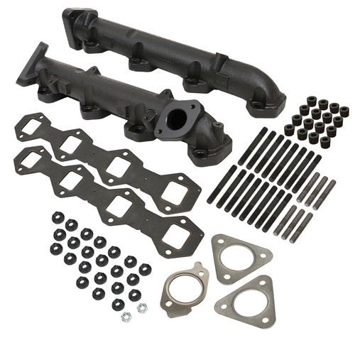 Exhaust Manifold - BD Scorpion Turbo - Cast Iron - 6.7 L Powerstroke - Ford Fullsize Truck 2011-16 - Pair