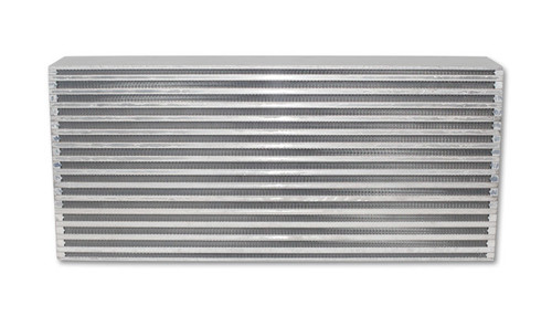 Intercooler Core - Horizontal Flow - 22 x 4 x 9.75 in Tall - Aluminum - Natural - Each Intercooler Core - Horizontal Flow - 22 x 4 x 9.75 in Tall - Aluminum - Natural - Each