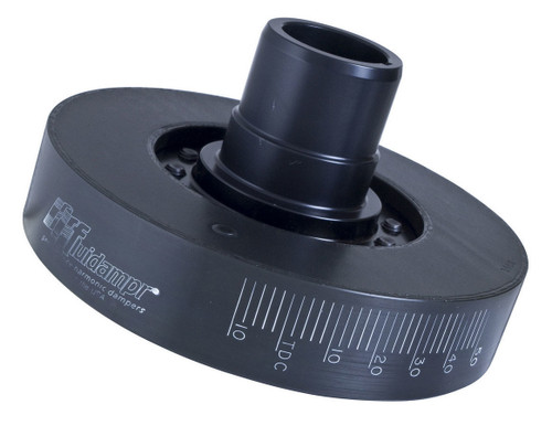 Harmonic Balancer - 6.625 in OD - Steel - Black Zinc - Internal Balance - Small Block Ford - Each