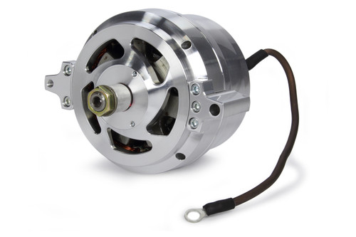 Alternator - 140 amps - 12V - 1-Wire - No Pulley - 10Si Style Case - Aluminum Case - Clear Powder Coat - GM - Each