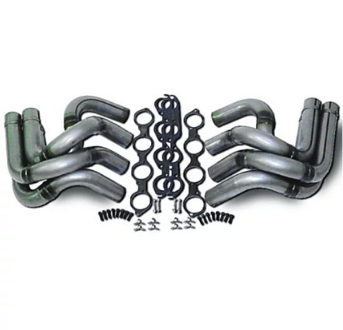 Headers - Drag - Weld-Up Kit - 2-1/4 to 2-3/8 in Primary - Collector Required - Steel - Big Block Chevy - Strut Front Chassis - Kit