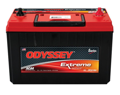 Battery - Extreme Series - AGM - 12V - 1150 Cranking amps - 3/8 Stud Terminals - 13 in L x 9.41 in H x 6.8 in W - Each