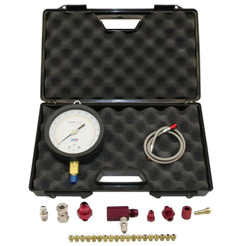 Fuel Flow Tool - 0-15 psi Gauge - Adapters / Case / Hose / Jets - Kit