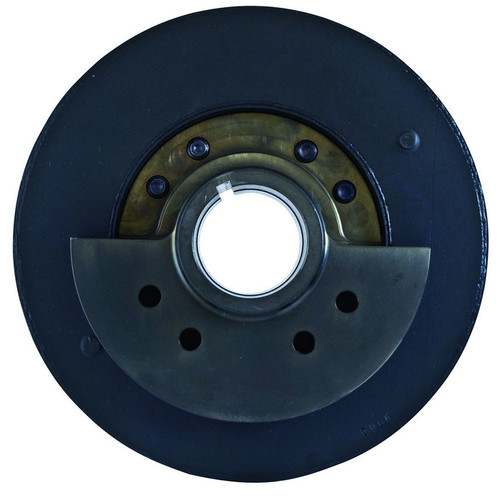 Harmonic Balancer - 6.625 in OD - Steel - Black Zinc - External Balance - Small Block Ford - Each