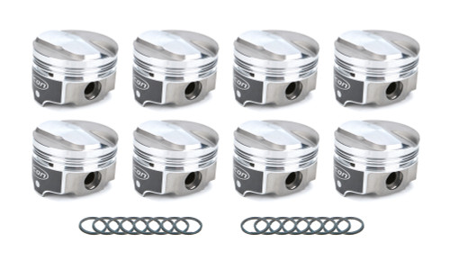 Piston - FHR - Forged - 4.125 in Bore - 5/64 in x 5/64 in x 3/16 in Ring Grooves - Plus 17.00 cc - Big Block Chevy - Set of 8