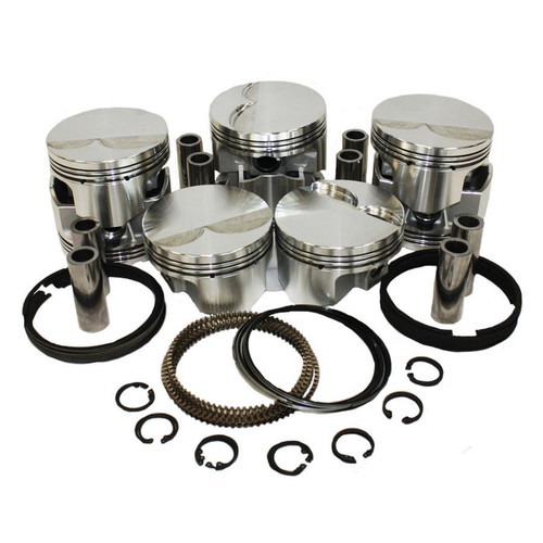 Piston - SX-Series - Forged - 4.030 in Bore - 1.5 x 1.5 x 3.0 mm Ring Grooves - Minus 5.00 cc - GM LS-Series - Set of 8