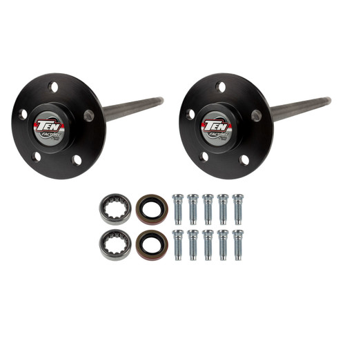 Axle Shaft - Performance Rear Axle Kit - 30.625 in Long - 28 Spline Carrier - 5 x 4.50 in Bolt Pattern - Steel - Black Oxide - Ford 8.8 in - Ford Mustang 1999-2004 - Kit