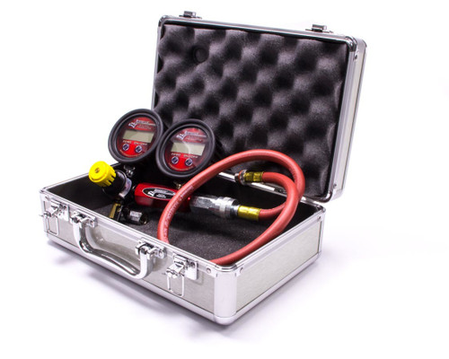 Leak Down Tester - Dual Gauge - Backlight - Mechanical - Digital - 26 in Hose - Kit