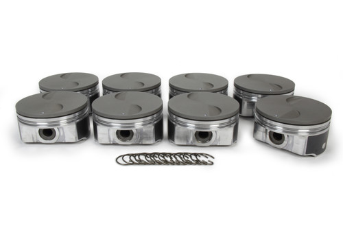 Piston - 4.0851 in Bore - 1.5 x 1.5 x 2.5 mm Ring Grooves - Minus 1.81 cc - GM LS-Series - Set of 8