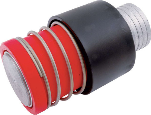 Dry Break Valve - Redhead - 2 in ID Male - Black / Red - 2-1/4 in Hose - Each Dry Break Valve - Redhead - 2 in ID Male - Black / Red - 2-1/4 in Hose - Each