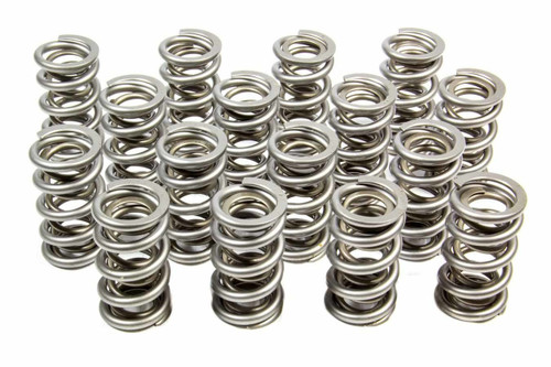 Valve Spring - RPM Series - Dual Spring - 600 lb/in Spring Rate - 0.985 in Coil Bind - 1.274 in OD - GM LS-Series - Set of 16