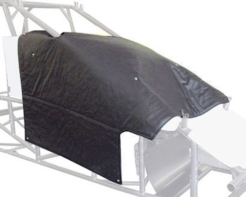Hood Blanket - Header Heat Shield - Black - Sprint Car - Each Hood Blanket - Header Heat Shield - Black - Sprint Car - Each