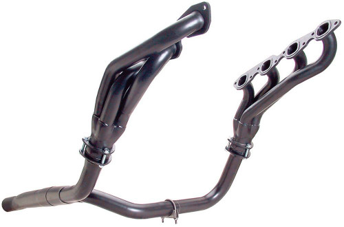 Headers - Street - 1-3/4 in Primary - Stock Collector Flange - Y-Pipe Included - Steel - Black Paint - Big Block Chevy - GM Fullsize SUV / Truck 1988-95 - Kit